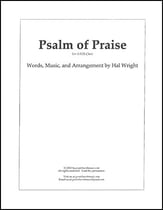 Psalm of Praise SATB choral sheet music cover